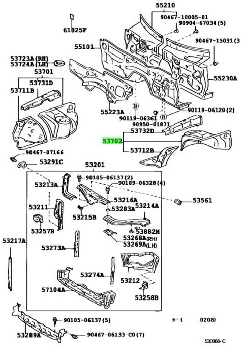 Buy Genuine Toyota Apron Sub Assy Front