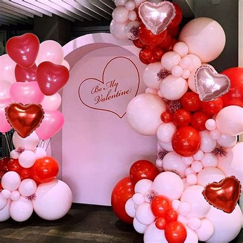 Valentine S Day Aesthetic Pcs Valentines Day Red Pink Balloons