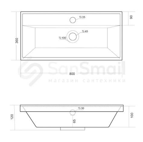 Раковина Madera Classica Slim 80 купить в Москве с доставкой - SanSmail.ru