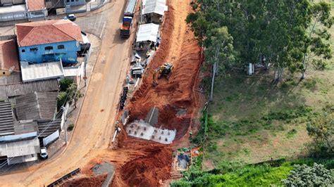 Obras no viaduto do Jardim Primavera em Sumaré seguem em evolução