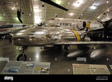 F 86 Sabre Korean war fighterplane at the Wright Patterson Air Force ...