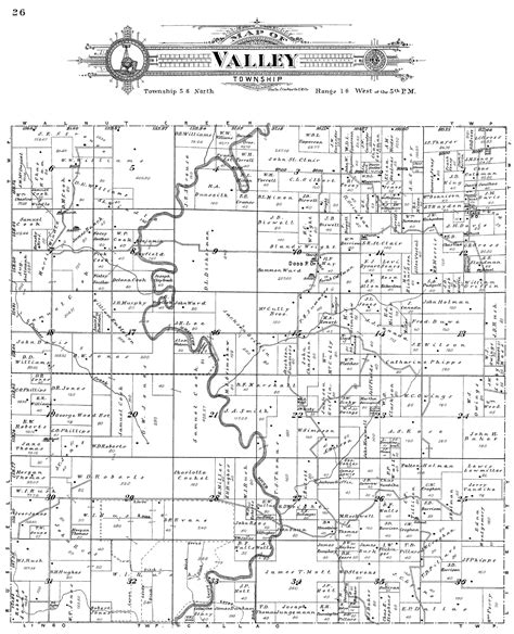 Valley Township Plat Map