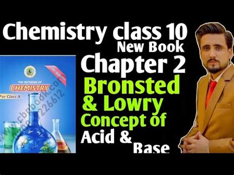 Chemistry Class 10 New Book Chapter 2 Acid Base And Salt Bronsted And