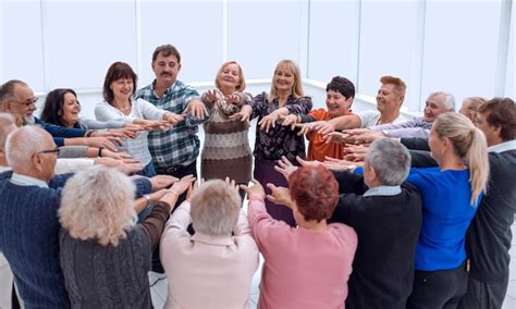 premium photo people  respectable arms extended  arms