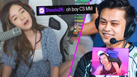 Stewie2k Joins Pokimanes Stream And She Asks Him To Play Csgo Ft