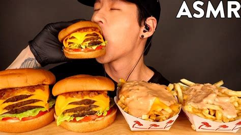 ASMR TRIPLE CHEESEBURGER ASMR McDonald S TRIPLE CHEESEBURGER VERY