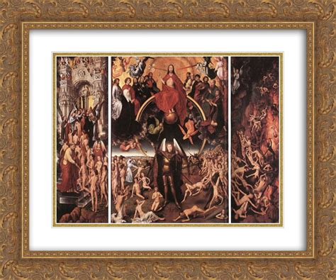 Hans Memling X Matted X Gold Ornate Framed Art Print Last