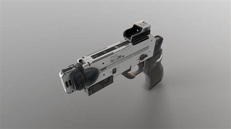 Artstation Sci Fi Laser Pistol