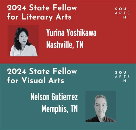 Tennessee Shines In South Arts Literary Visual Arts Fellowships