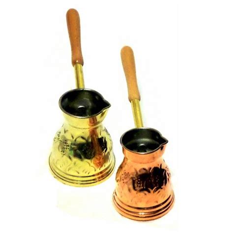 Traditional handmade copper coffee pot (ibrik) 100ml 40014 - Brasspeppermill