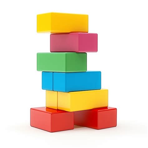 colorful stacking blocks pictures