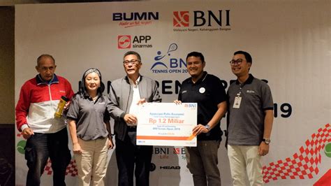 BNI Life Berikan Asuransi 1 2 M Untuk Pemenang BNI Tennis Open