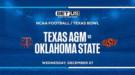 Bowl Game Lines: Bet Aggies Over Oklahoma State