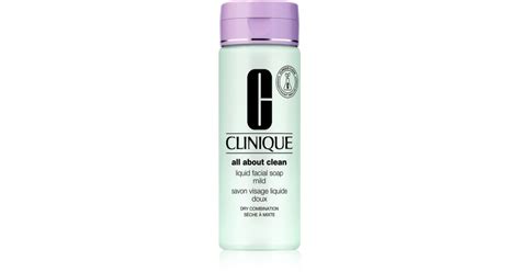 Clinique Liquid Facial Soap Mild savon liquide pour peaux sèches et