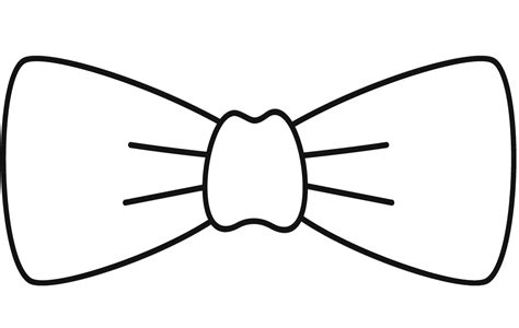 Bow Tie Coloring Page Colouringpages