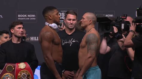 Anthony Joshua vs Oleksandr Usyk wyniki ważenia i ostatnie spotkanie