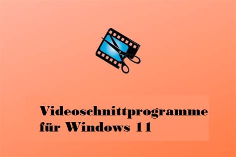 5 beste Videoschnittprogramme für Windows 11 kostenlos und