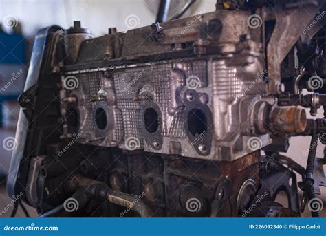 Detail Of Old And Rusty Car Engine 4 Stock Photo Image Of Detail