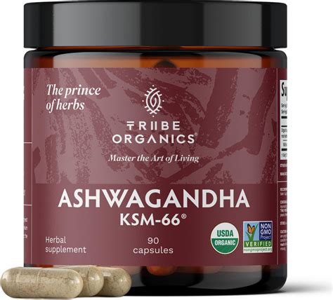 Amazon Nutririse Organic Ashwagandha Root Capsules With Black