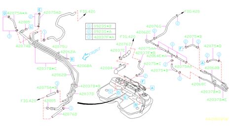 Subaru Forester Limited Evaporative Emissions System Lines