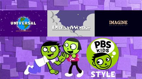 Universaldreamworksimagine Entertainment Logos Pbs Kids Style April