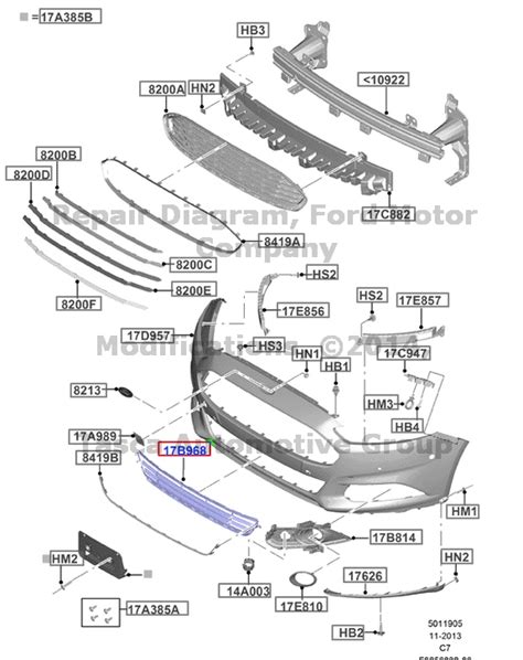 Ford Fusion Bumper Parts