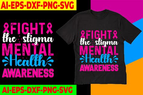 Fight The Stigma Mental Health Awareness Graphic By Antorgraphics