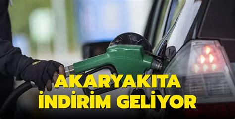 Son Dakika Akaryakıta indirim geliyor