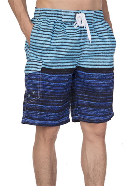 Lelinta Mens Swim Trunks Watershort Swimsuit Board Colorblock Shorts