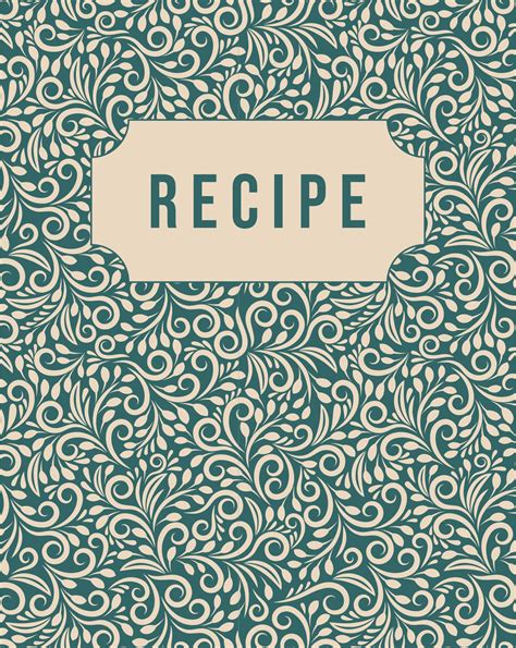 Recipe Binder Cover Printable