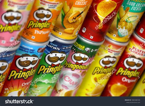 Pringles Variety Flavors Many Cardboard Tube Stock Photo 1882588189 ...