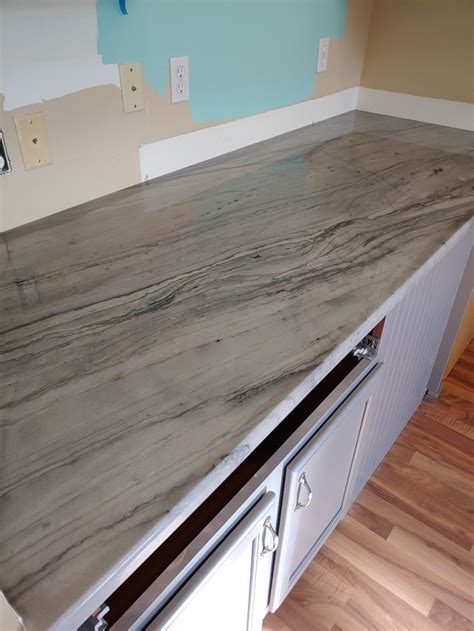 Mercury Quartzite Countertops Beach House Kitchens Kitchen Cabinet