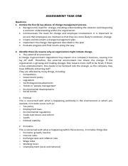 Bsbinn As 1 Pdf ASSESSMENT TASK ONE Questions 1 Outline The Five 5