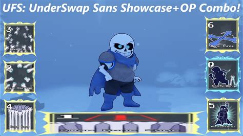 UFS UnderSwap Sans Showcase OP COMBOS Roblox Undertale Final