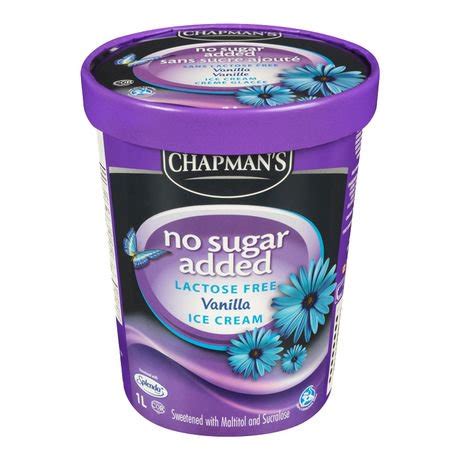 Chapman's No Sugar Added and Lactose Free Vanilla Ice Cream | Walmart Canada