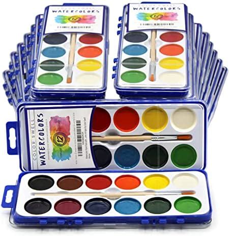 Amazon Shuttle Art Colors Watercolor Paint Set Bulk Pack