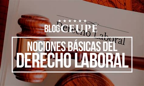 Nociones básicas del derecho laboral