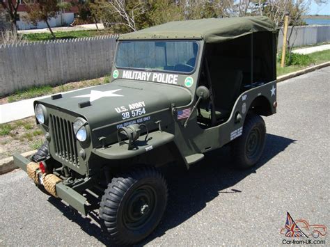 Willys 1960 Cj3b Army M606 Style Vietnam Military Type Highhood Jeep