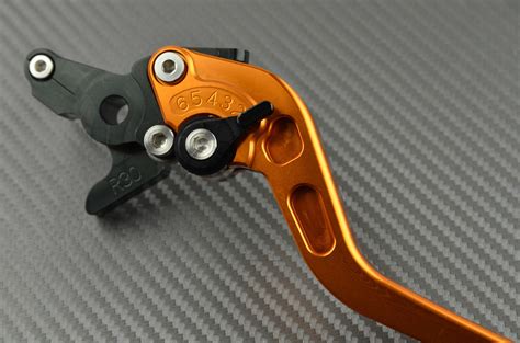 Long Brake Clutch Levers Lever Pair Orange Cnc Ducati Sbk B