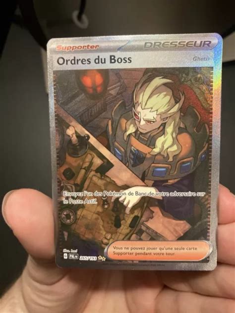 Carte Pok Mon Ordres Du Boss Full Art Ev Fr Tat Neuf