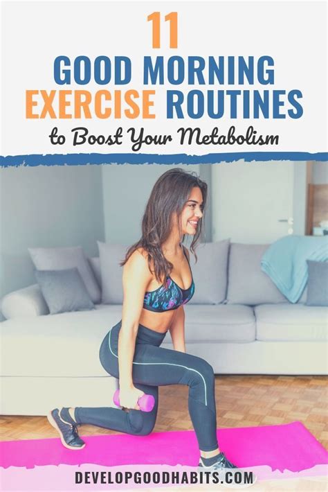 Good Morning Exercise Routines To Boost Your Metabolism Artofit