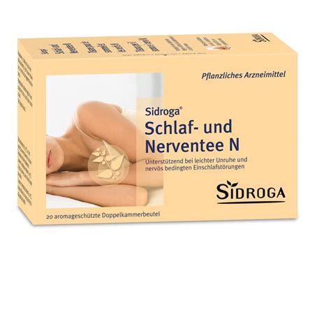 Sidroga Schlaf Und Nerventee N Tees 20 Stk Sun Store Apotheke