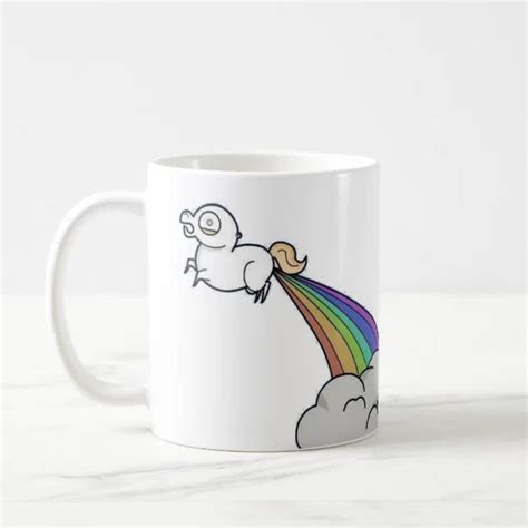 Unicorns Fart Rainbows Coffee Mug Zazzle