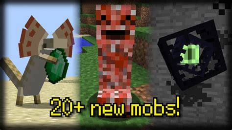 Primitive Mobs Minecraft Mod Showcase Youtube