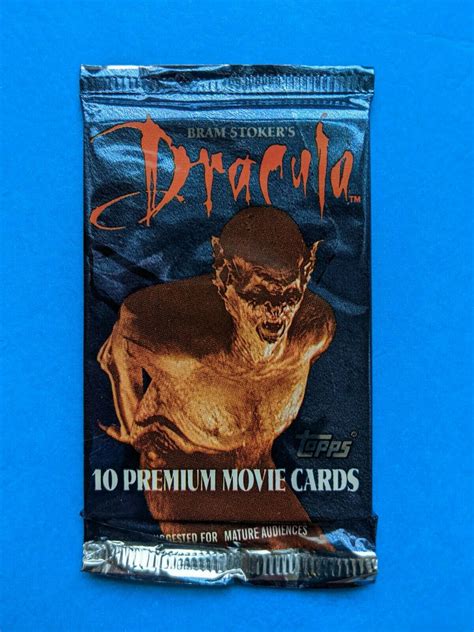 92 Topps Bram Stokers DRACULA Cards 1 Unopened Pack EBay