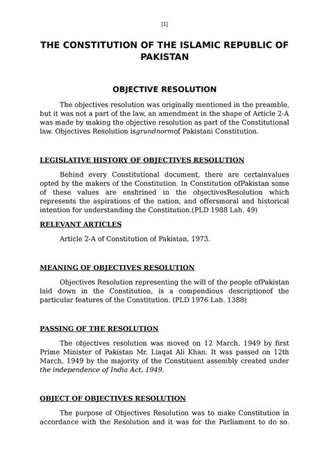 Constitution OF Pakistan 1973 THE CONSTITUTION OF THE ISLAMIC