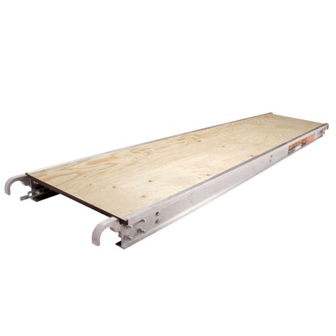 Metaltech 7 Ft X 19 Inch Aluminum Scaffold Platform With Plywood Deck