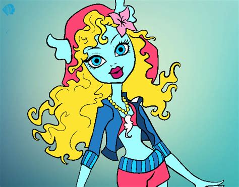 Dibujo De Monster High Lagoona Blue Pintado Por En El Día 28 08 17 A Las 212910