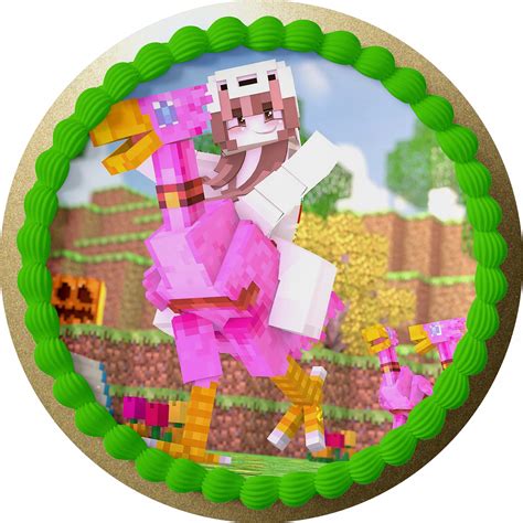 Op Atek Na Tort Minecraft Wzory Gratis Tekst Imi Allegro Pl