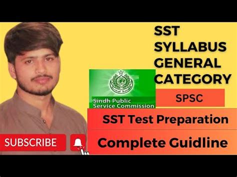 Syllabus Sst Spsc Sst Preparation General Category Test Preparation